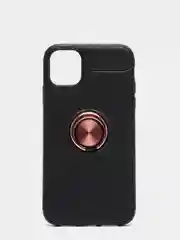 Розовый чехол для Iphone Айфон 12 pro max с кольцом, розовый, красный