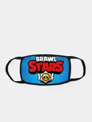 Бежевый стильная многоразовая маска BRAWL STARS | 18 видов
