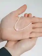 Чокер белый/ Чокер на шею "Сердце"