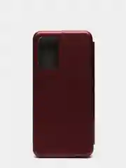 Бордовый чехол книжка XIAOMI POCO M4 pro 5g 2021 (6.6) / REDMI NOTE 11S 5G