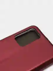 Бордовый чехол книжка XIAOMI POCO M4 pro 5g 2021 (6.6) / REDMI NOTE 11S 5G