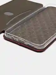 Бордовый чехол книжка XIAOMI POCO M4 pro 5g 2021 (6.6) / REDMI NOTE 11S 5G