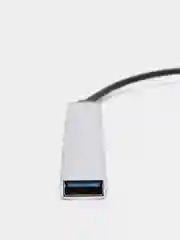 Серебряный usb 3.0 Хаб концентратор USB Type-А на 4 USB/ hub/ 9 см