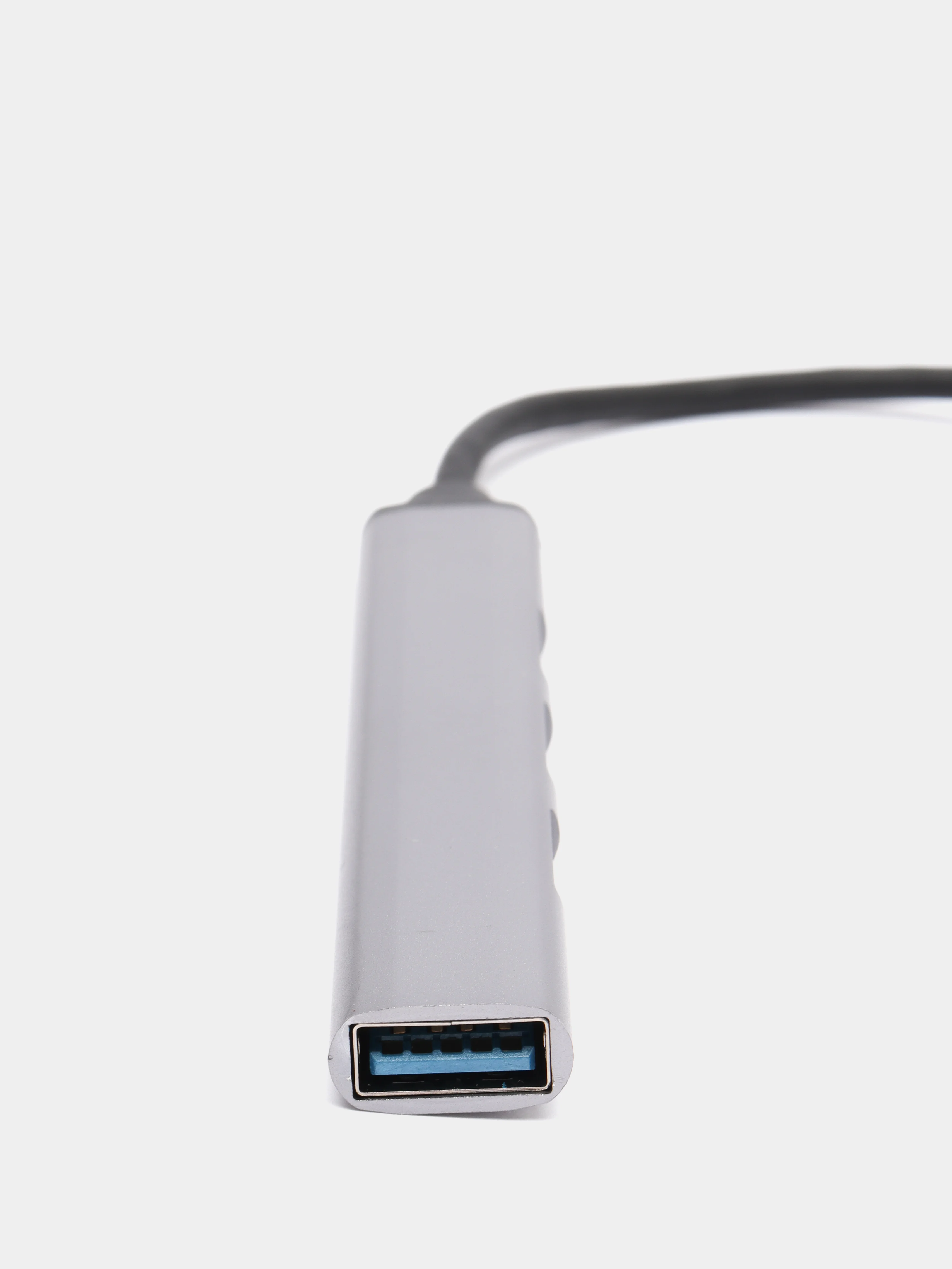 Хром usb 3.0 Хаб концентратор USB Type-А на 4 USB/ hub/ 9 см