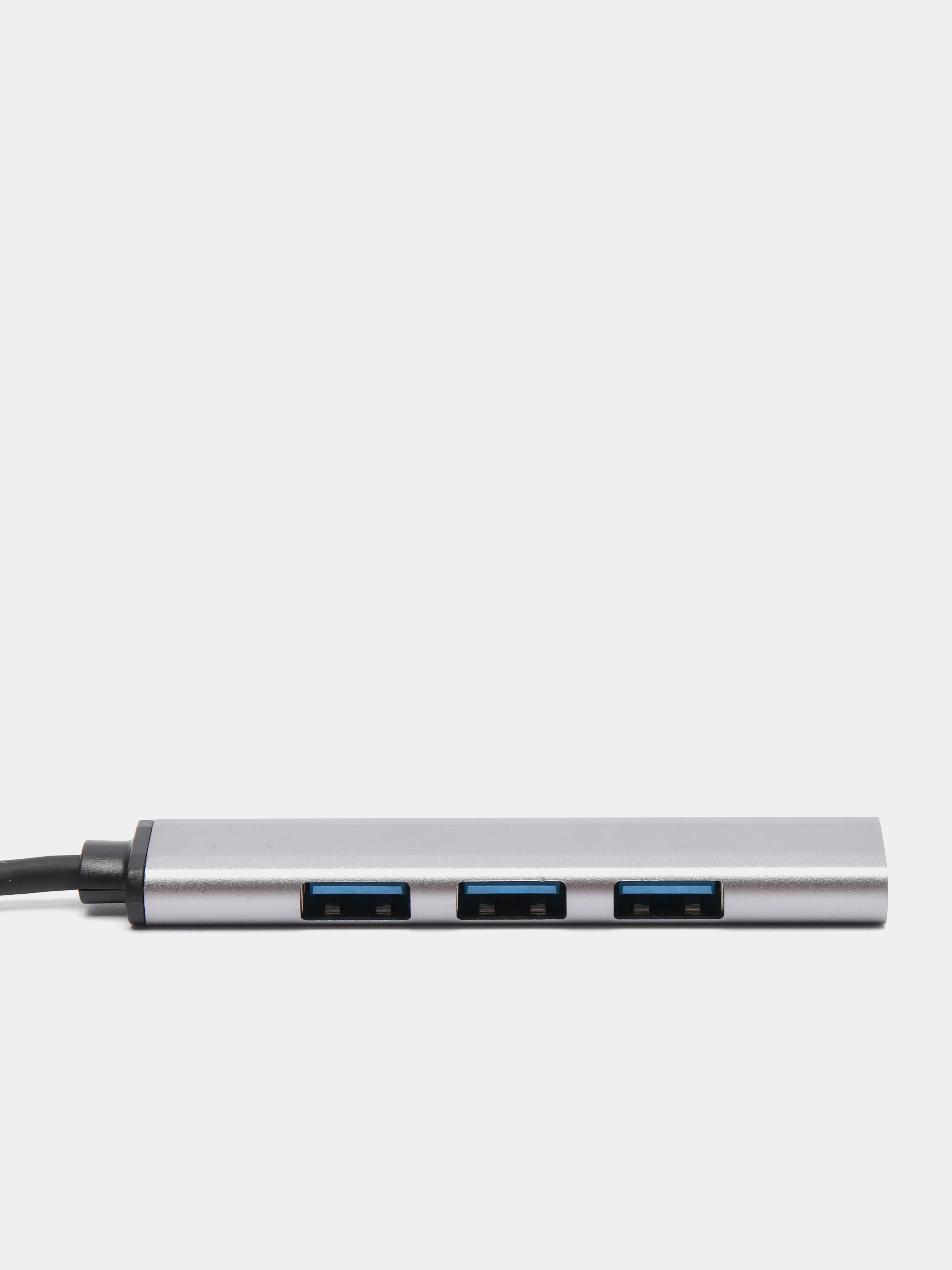 Хром usb 3.0 Хаб концентратор USB Type-А на 4 USB/ hub/ 9 см