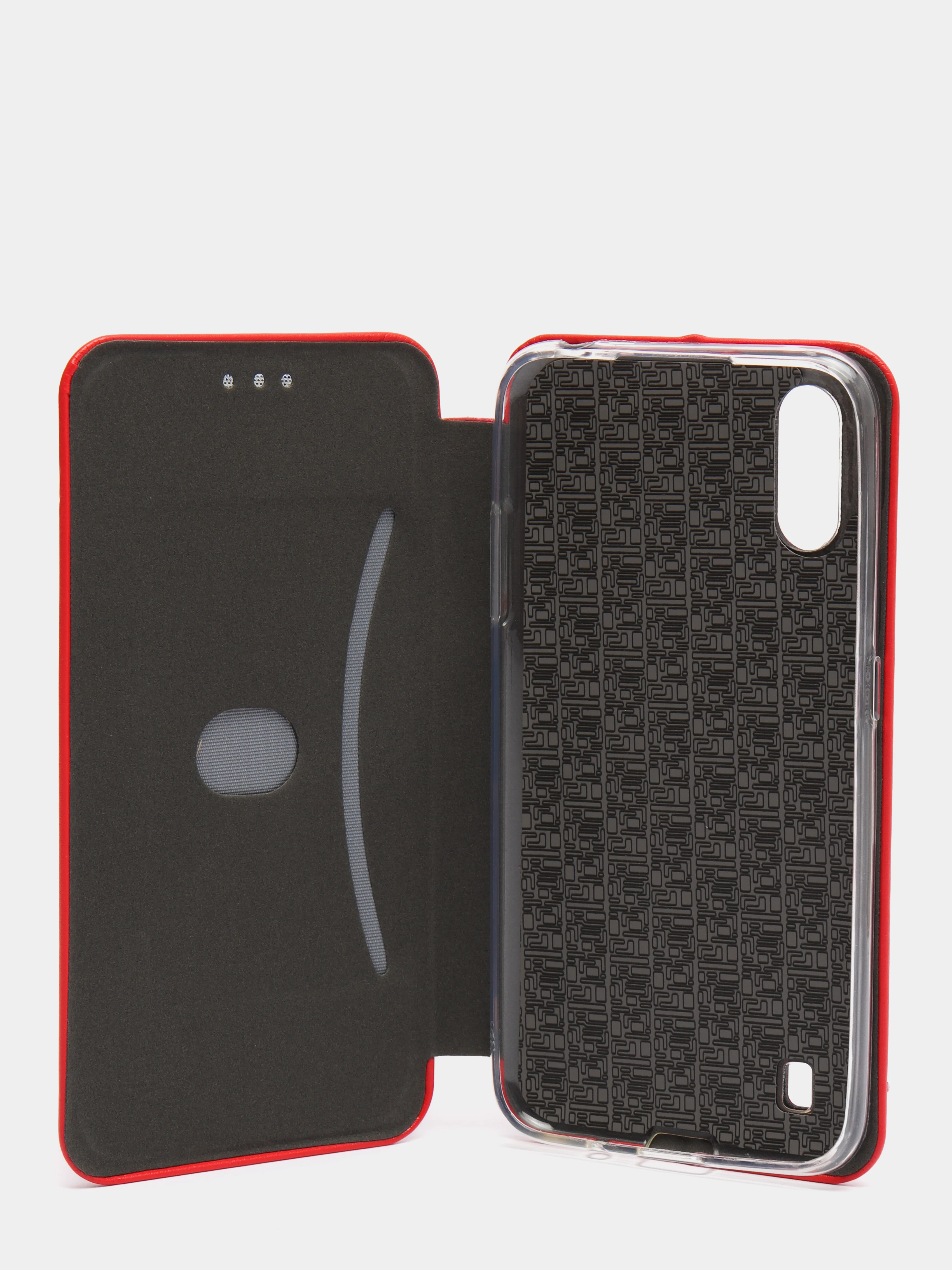 Красный чехол книжка Samsung A01