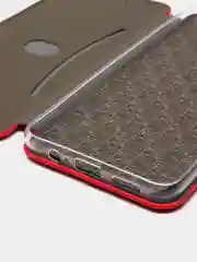 Красный чехол книжка XIAOMI POCO M4 pro 5g 2021 (6.6) / REDMI NOTE 11S 5G