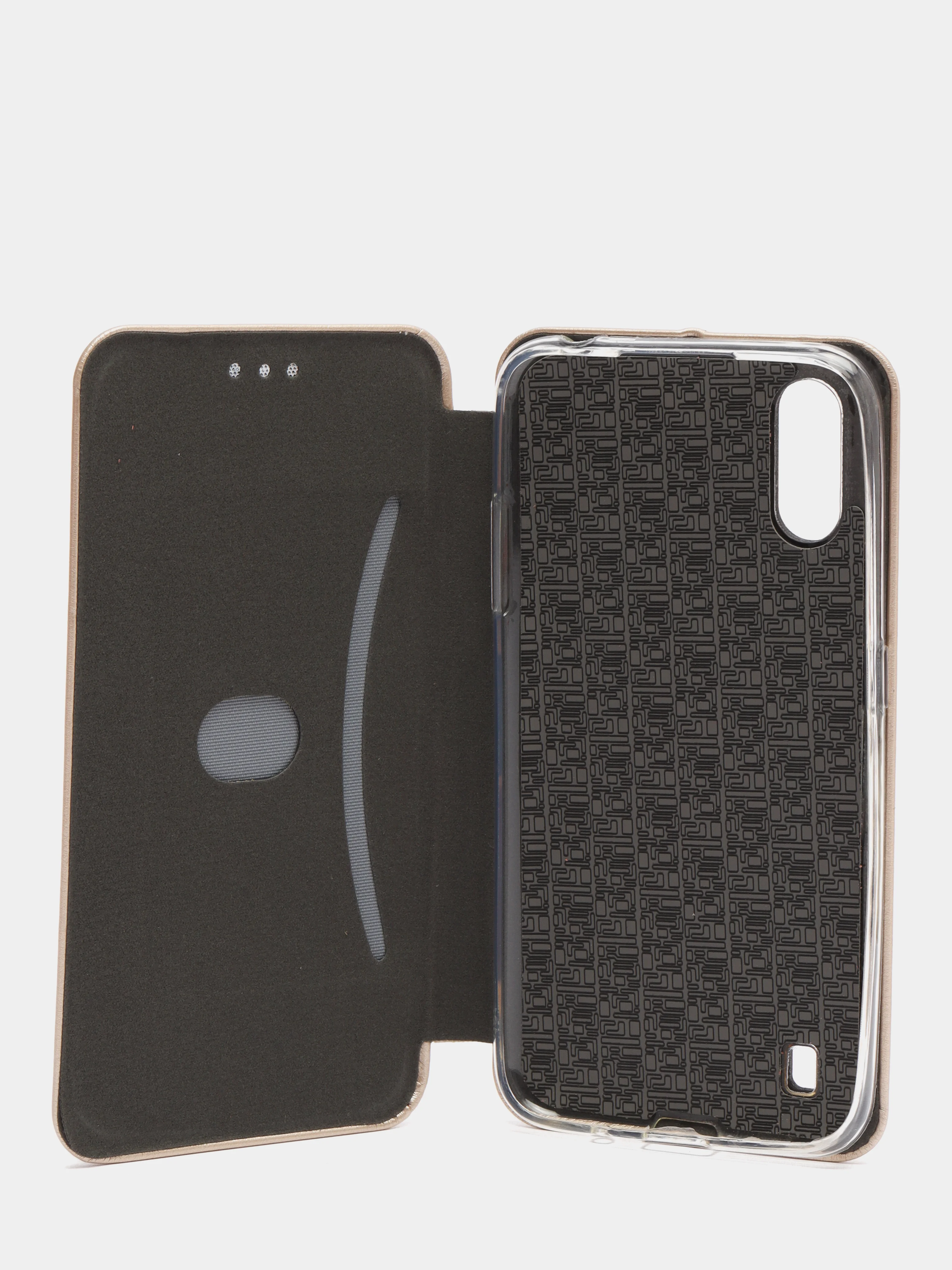 Зеленый чехол книжка Samsung A01