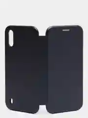 Темно-синий чехол книжка Samsung A01