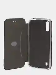 Темно-синий чехол книжка Samsung A01