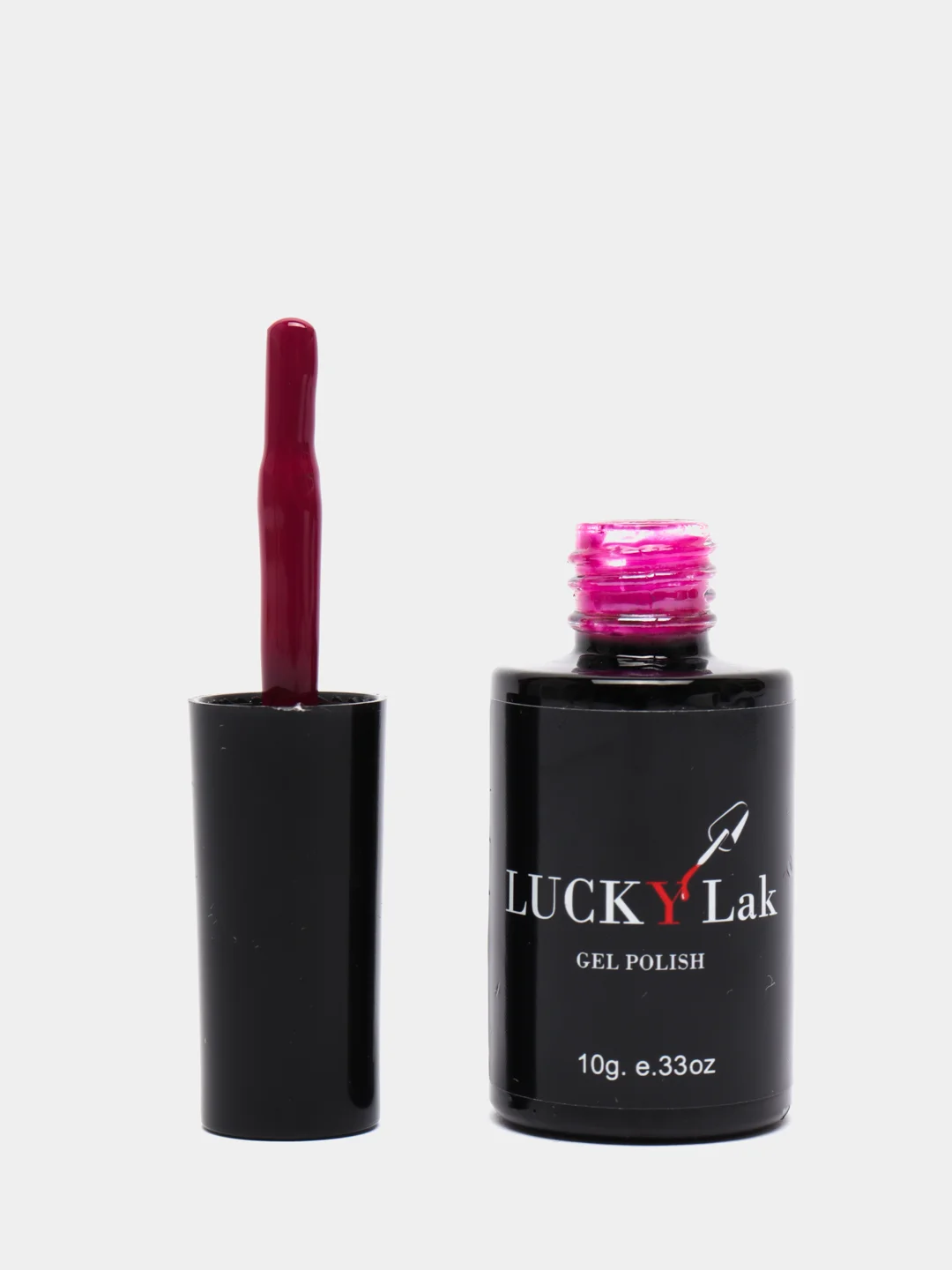 Гель лак для ногтей LuckyLak Edition №44, 10g яркая фуксия лак для маникюра и педикюра