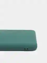 Зеленый чехол Honor 50 lite c защитой камеры и бархатом внутри