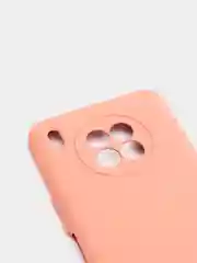 Пудровый чехол Honor 50 lite c защитой камеры и бархатом внутри