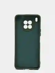 Зелёный хаки чехол Honor 50 lite c защитой камеры и бархатом внутри