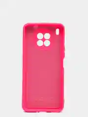 Фуксия чехол Honor 50 lite c защитой камеры и бархатом внутри
