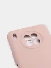 Светло-коричневый чехол Honor 50 lite c защитой камеры и бархатом внутри