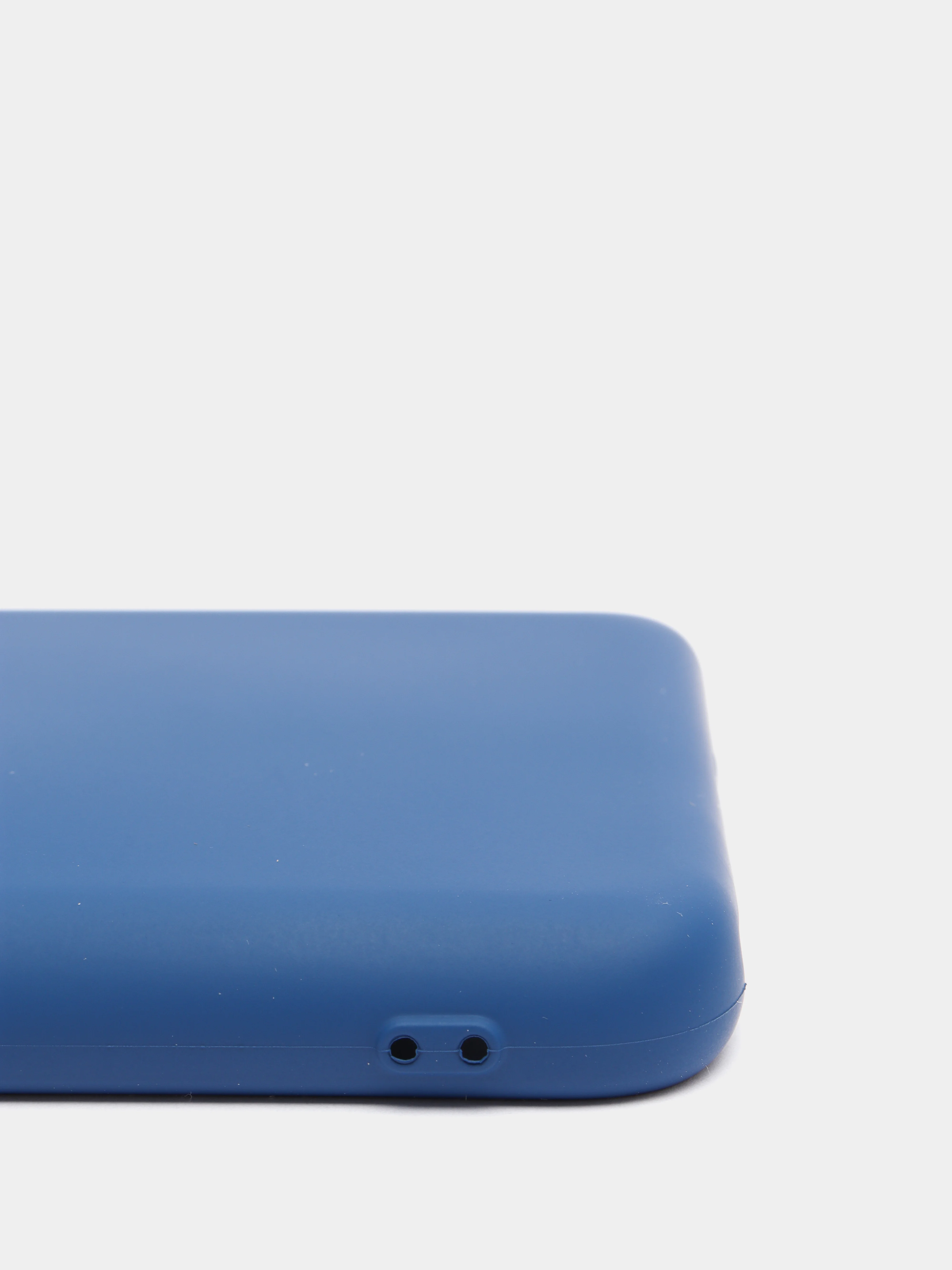 Темно-синий чехол Honor 50 lite c защитой камеры и бархатом внутри
