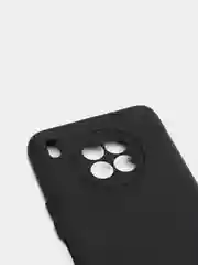 Черный чехол Honor 50 lite c защитой камеры и бархатом внутри