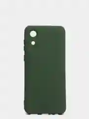Зелёный хаки чехол для Samsung A03 Core с защитой камеры и с бархатом внутри
