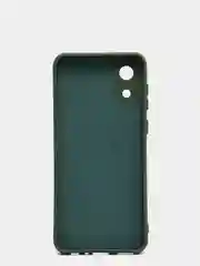 Зелёный хаки чехол для Samsung A03 Core с защитой камеры и с бархатом внутри