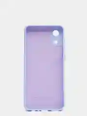 Лавандовый чехол для Samsung A03 Core с защитой камеры и с бархатом внутри