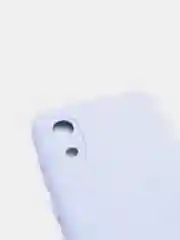 Лавандовый чехол для Samsung A03 Core с защитой камеры и с бархатом внутри
