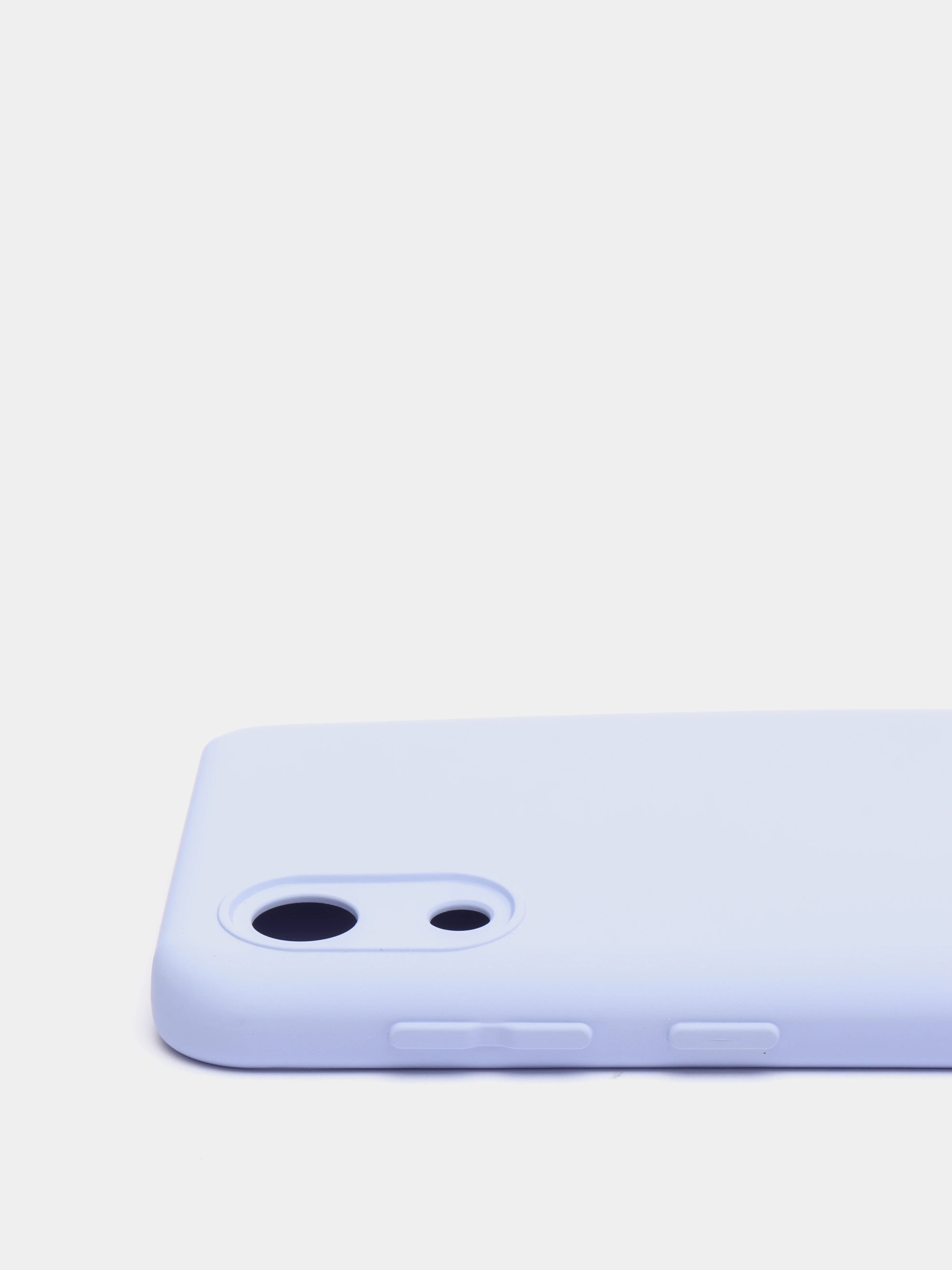 Лавандовый чехол для Samsung A03 Core с защитой камеры и с бархатом внутри
