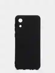 Угольный чехол для Samsung A03 Core с защитой камеры и с бархатом внутри