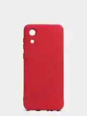 Багровый чехол для Samsung A03 Core с защитой камеры и с бархатом внутри