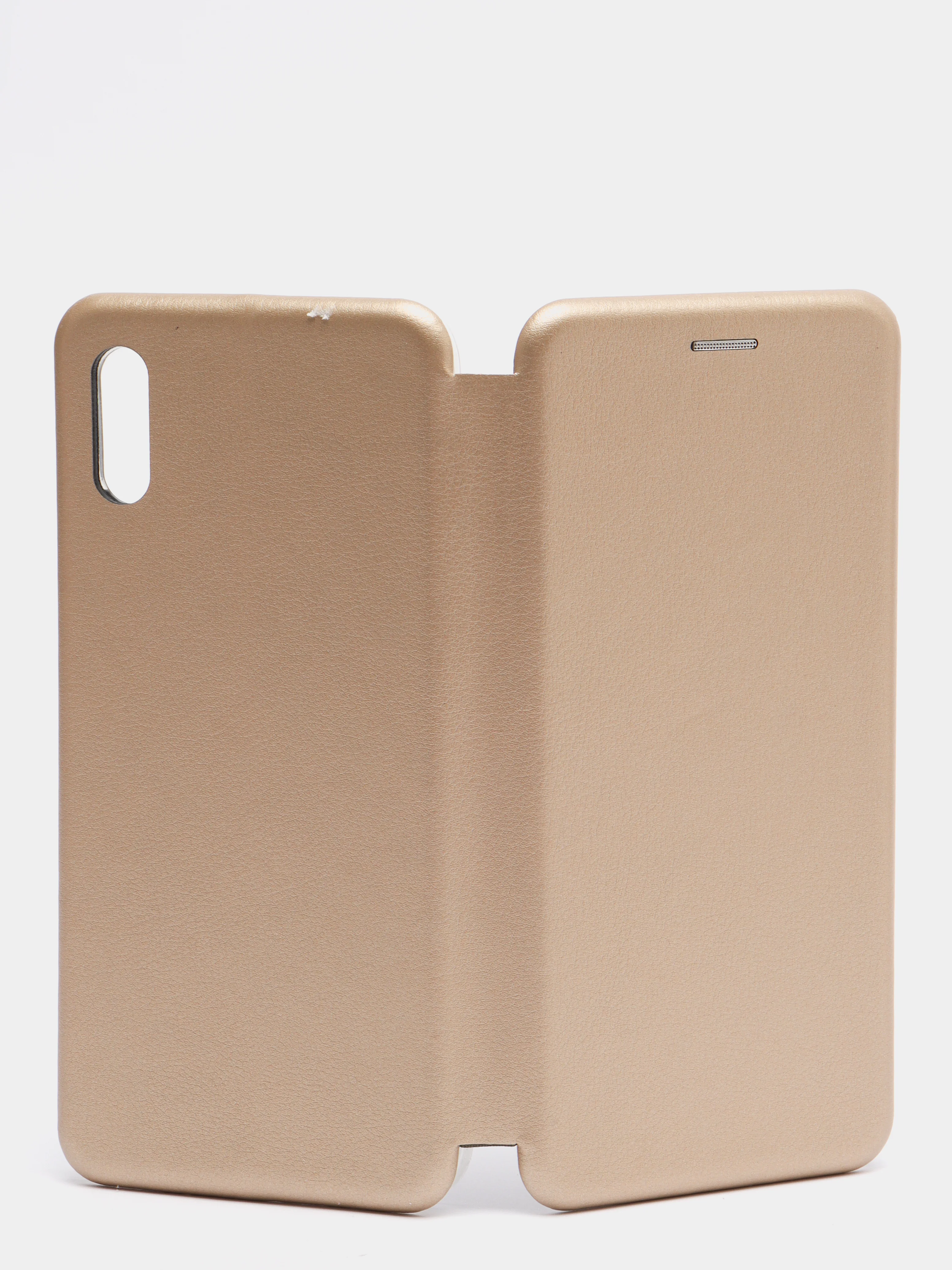 Золотой чехол книжка Xiaomi Redmi 9A