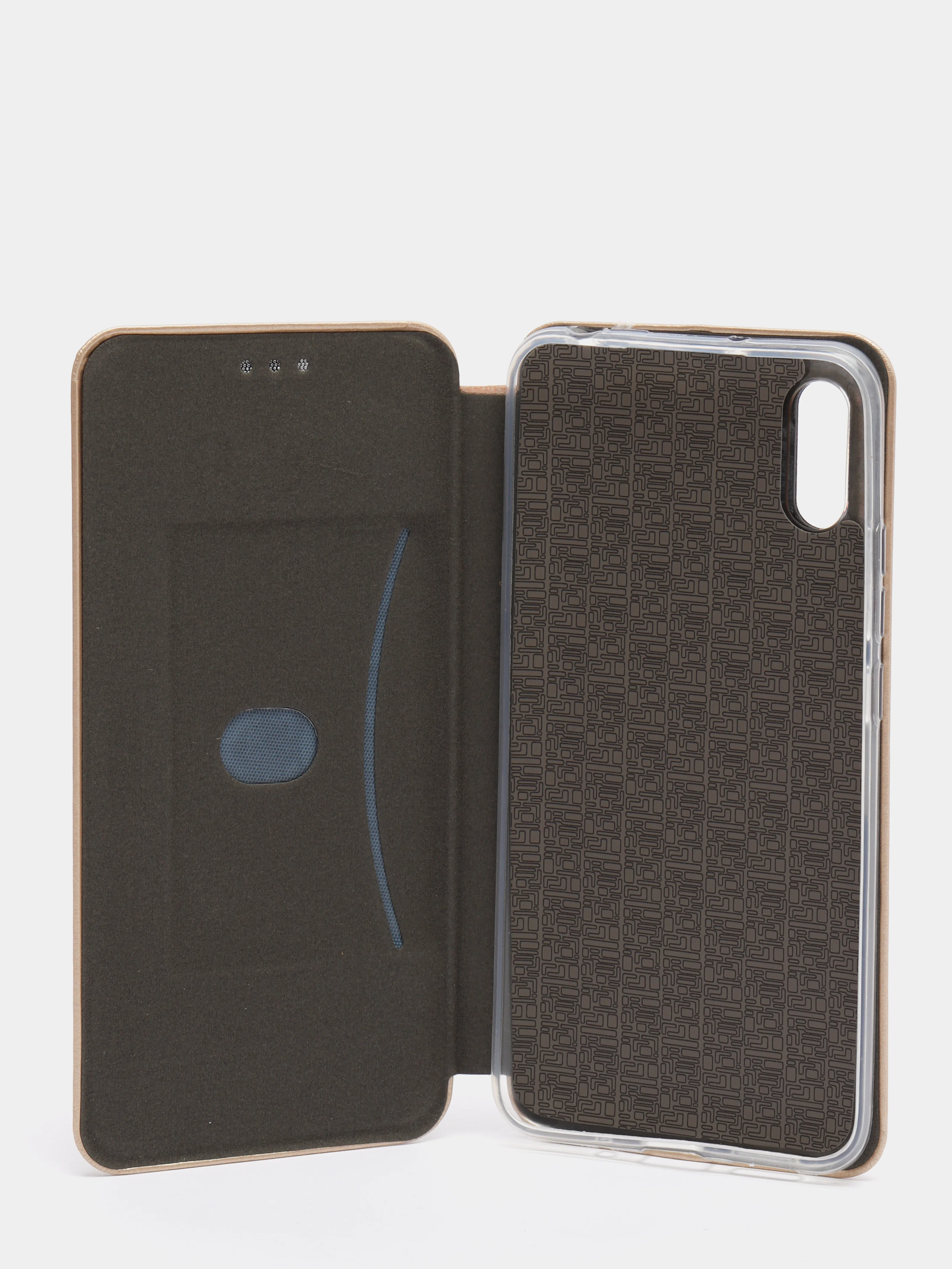 Золотой чехол книжка Xiaomi Redmi 9A