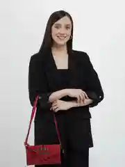 Сумка женская, регулируемый ремень, цвет бордовый