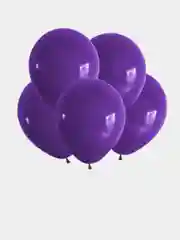 Фиолетовый шар латексный 12", диаметр 30 см