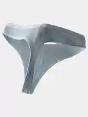Серый трусы женские  хлопковые стринги