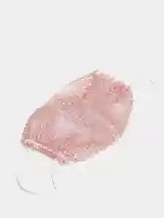 Розовый маска со стразами
