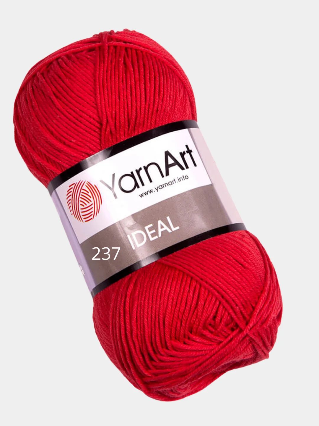 Алый пряжа YarnArt Ideal, 100% хлопок, 50 г, 170 м