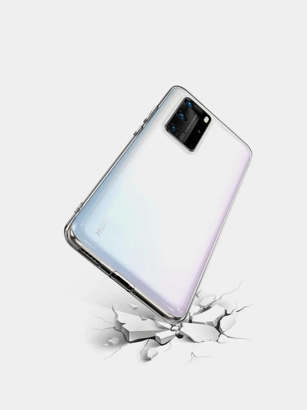 Чехол Huawei P40 Pro силиконовый прозрачный