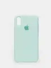 Мятный чехол силиконовый для iPhone X/XS (Айфон)
