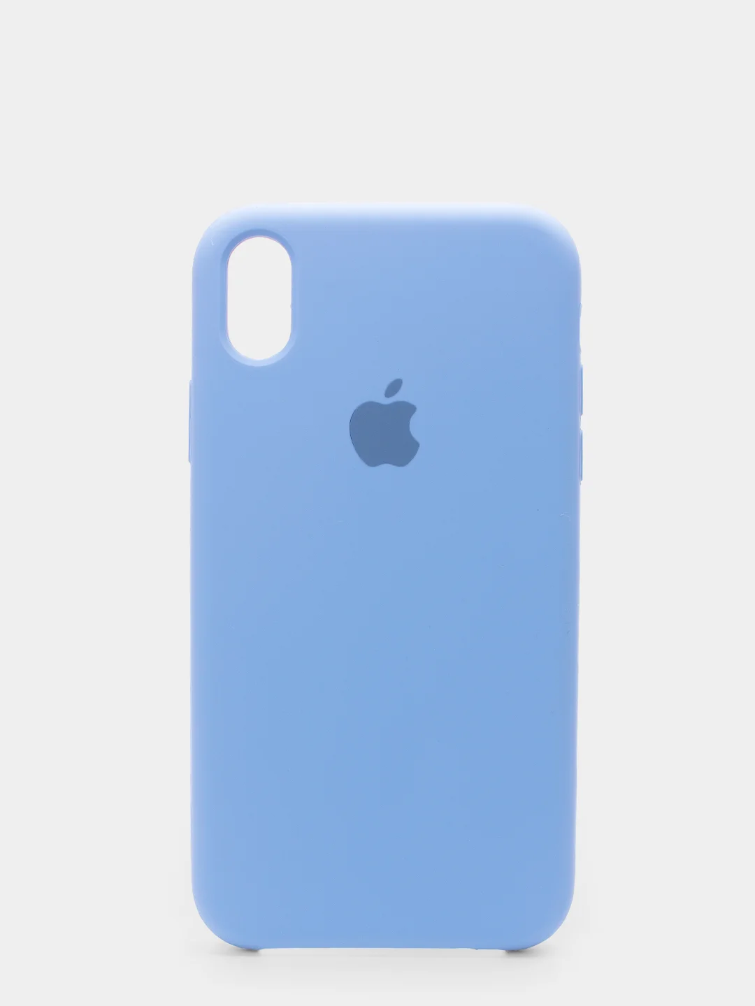 Небесно-голубой чехол силиконовый для iPhone X/XS (Айфон)