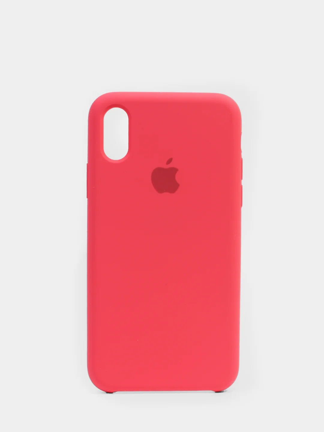 Бордовый чехол силиконовый для iPhone X/XS (Айфон)