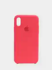 Бордовый чехол силиконовый для iPhone X/XS (Айфон)