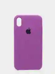 Фиолетовый чехол силиконовый для iPhone X/XS (Айфон)