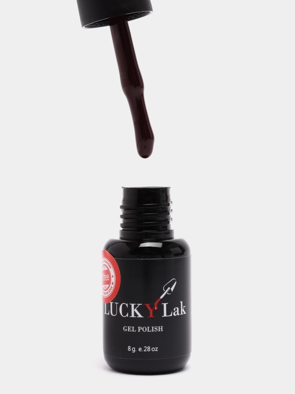 Гель лак для ногтей LuckyLak classic №047, 8g темно бордовый лак для маникюра и педикюра