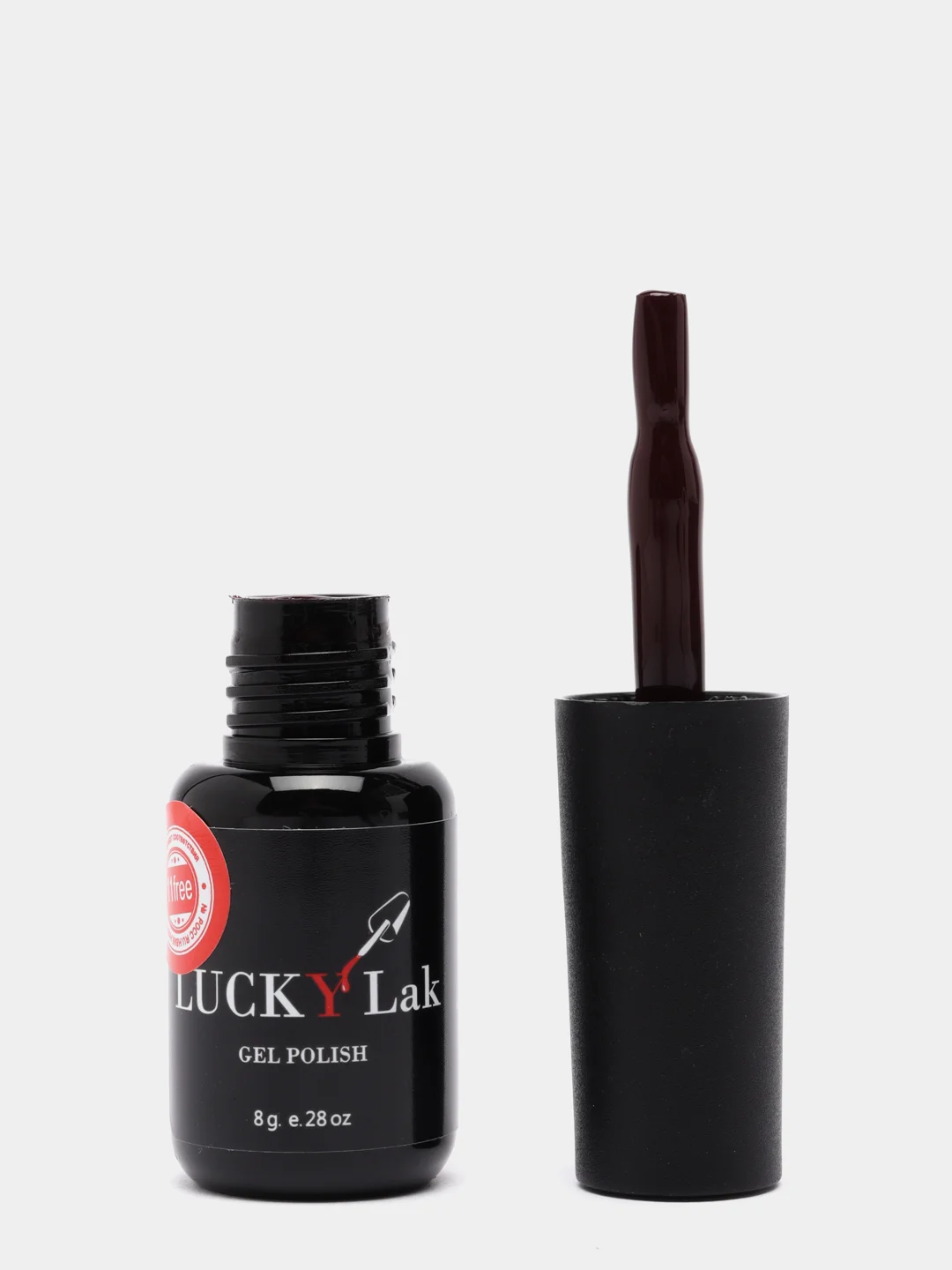 Гель лак для ногтей LuckyLak classic №047, 8g темно бордовый лак для маникюра и педикюра