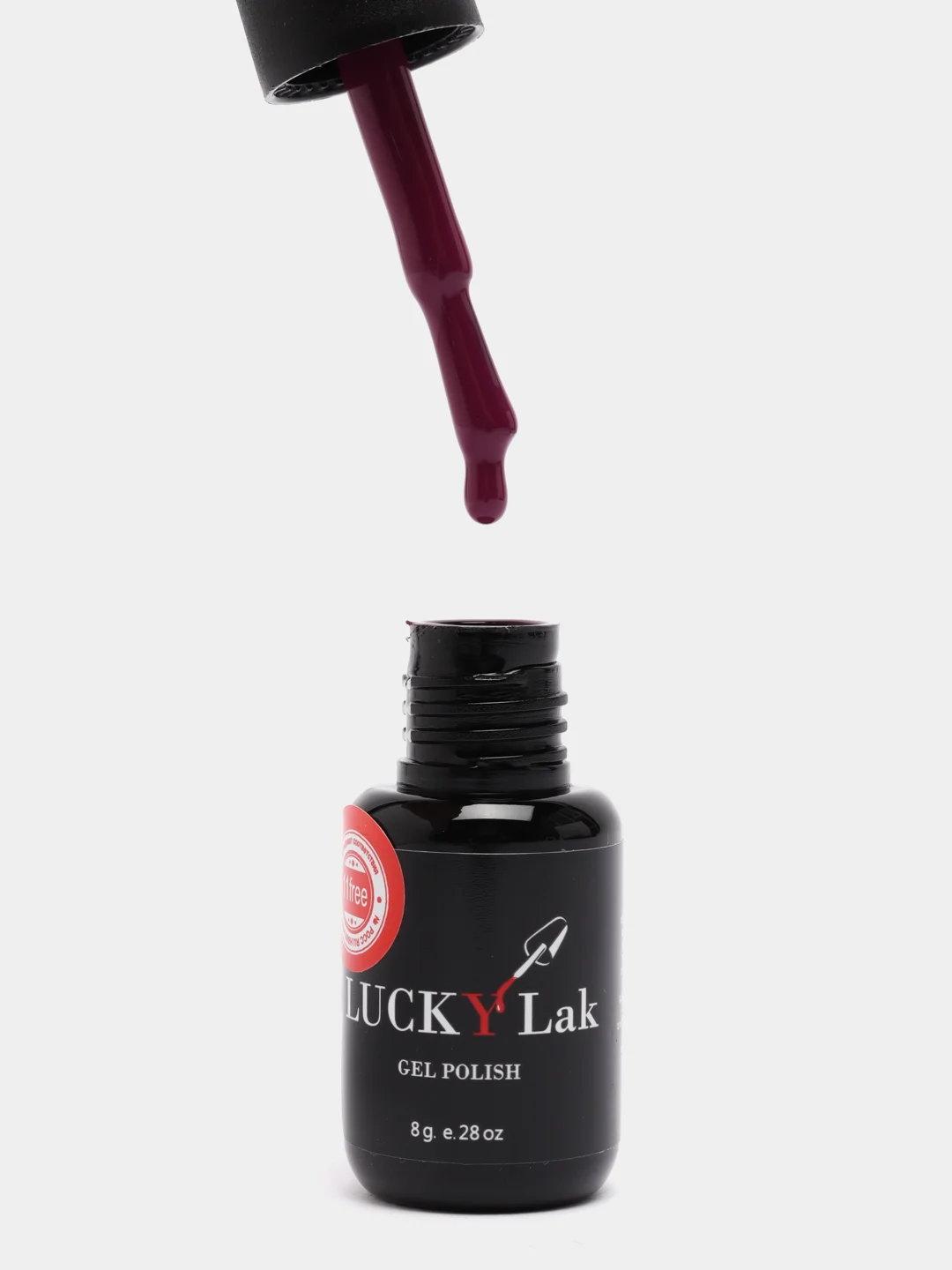 Гель лак для ногтей, гель-лак LuckyLak Fashion №103, 8g насыщенный фиолетовый для маникюра