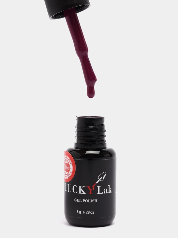 Гель лак для ногтей, гель-лак LuckyLak Fashion №103, 8g насыщенный фиолетовый для маникюра