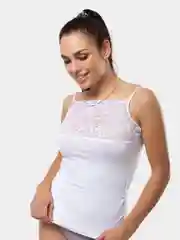 Белый майка женская
