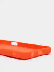 Красный чехол Samsung A22 4G, M22, M32 c защитой камеры и бархатом внутри