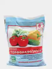 Грунт торфонавозный, универсальный, 6 л, земля, для рассады