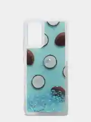 Бирюзовый чехол-переливашка Samsung A32
